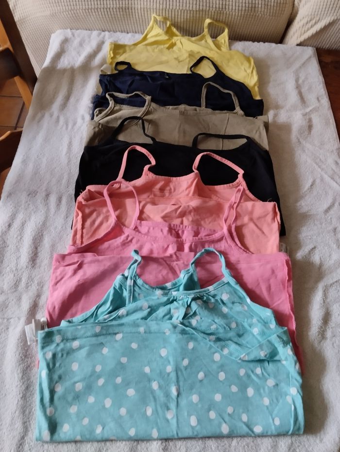 Lot de 6 débardeur orchestra.