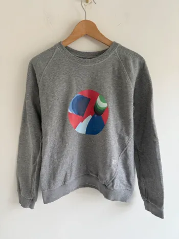 Sweat gris Courreges
