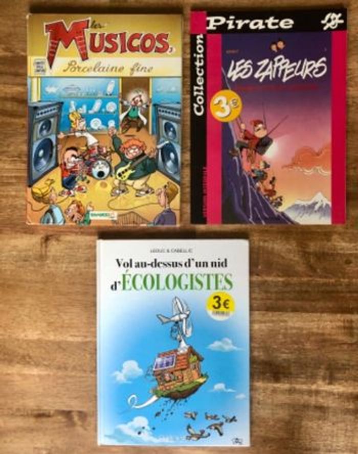 Lot de bandes-dessinées
