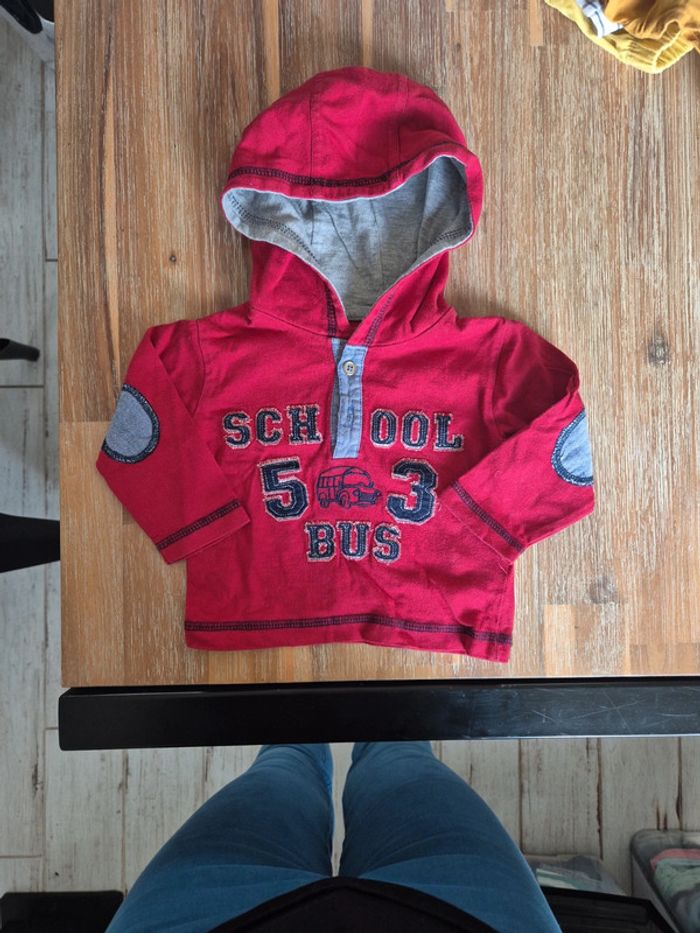 Pull sweat a capuche 3 mois