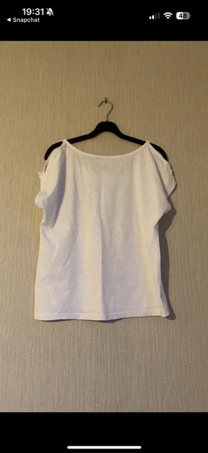 T-shirt avec flamant rose XS - photo numéro 2