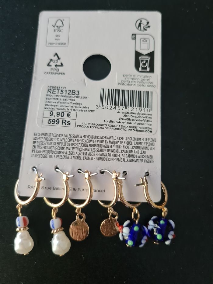 Boucles d'oreilles - photo numéro 2