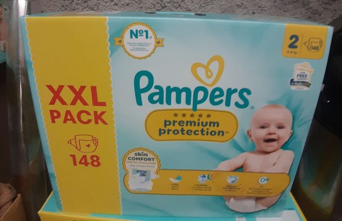 Couches Pampers premium taille 2