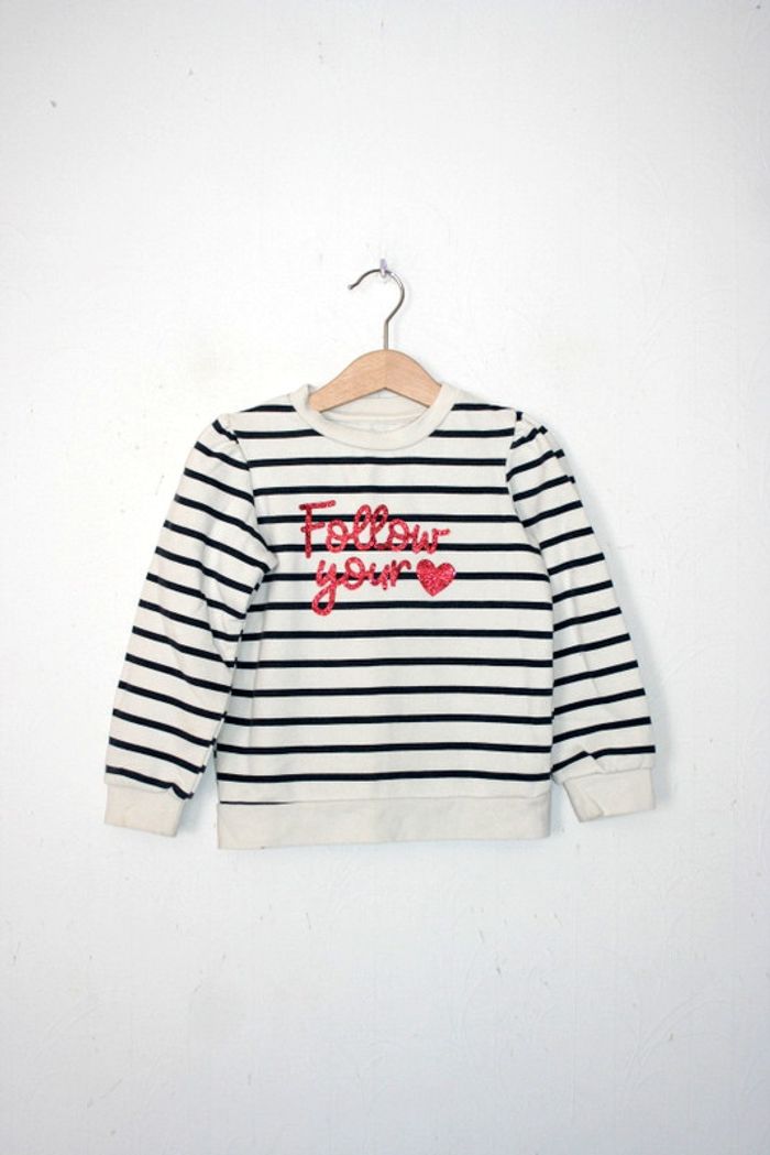 Sweat rayé Kiabi 5 ans