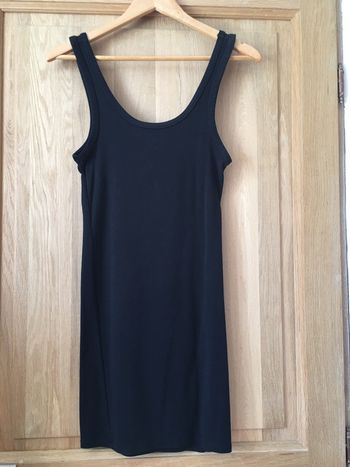 Robe sans manche à bretelles femme H&M noir