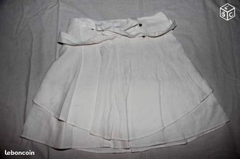 Jupe blanche cache cache neuve t36