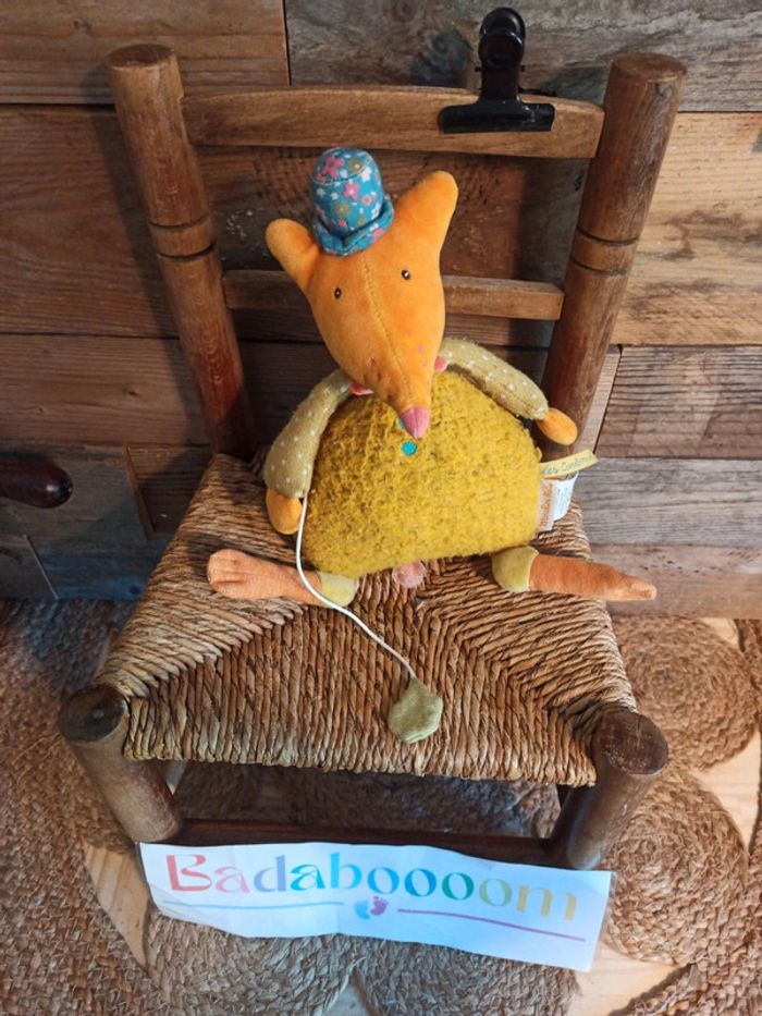 Peluche musical renard Dédé les tartempois moulin roty tbe - photo numéro 6
