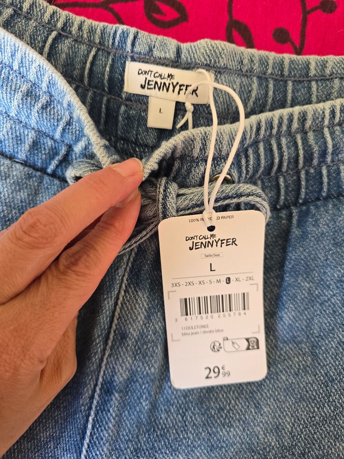Pantalon large neuf jennyfer taille L - photo numéro 3