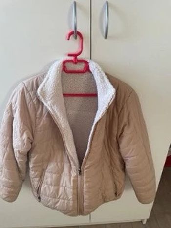 Veste réversible doudoune / moumoute