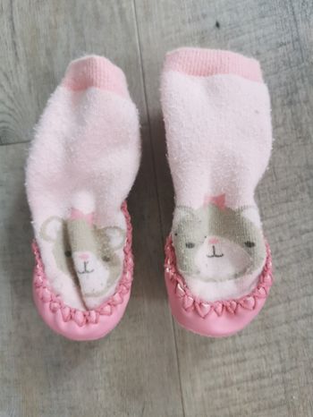 Chausson chaussettes bébé chat
