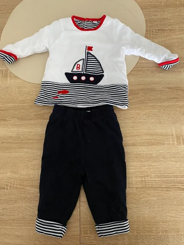 Ensemble épais bébé 6 mois