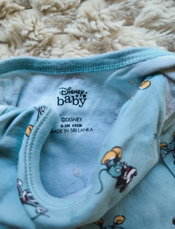 Body bleu Mickey Mouse Disney - photo numéro 3