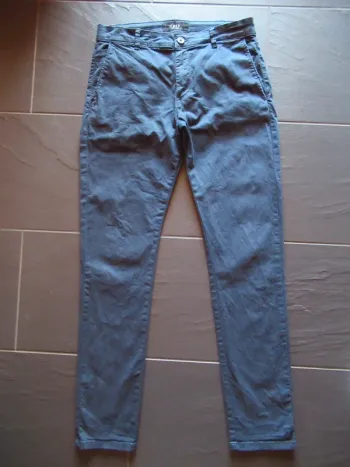 Pantalon chino homme bleu marine 38 / M Smog très bon état