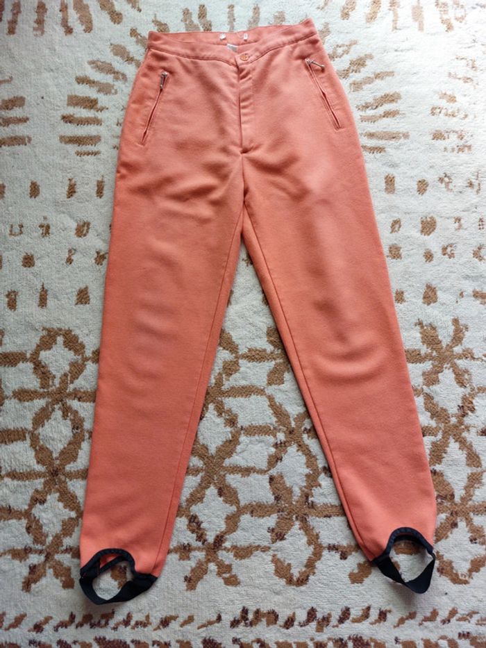 Pantalon d'équitation femme corail taille 34 - photo numéro 2