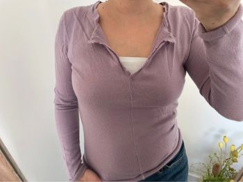 Pull col V cachemire femme