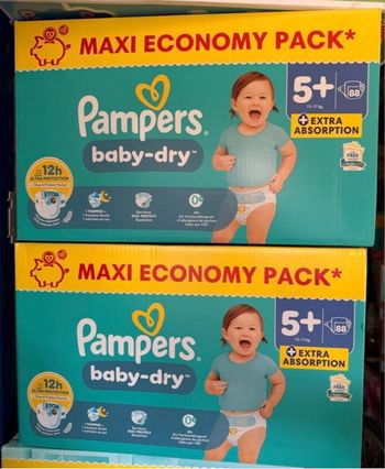 Couche Pampers taille 5+