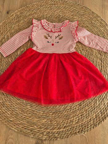 Magnifique robe "petit renne de Noël" 18 mois Primark