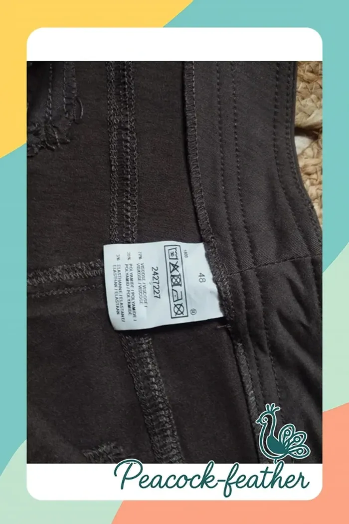 Pantalon marron 48 - photo numéro 8