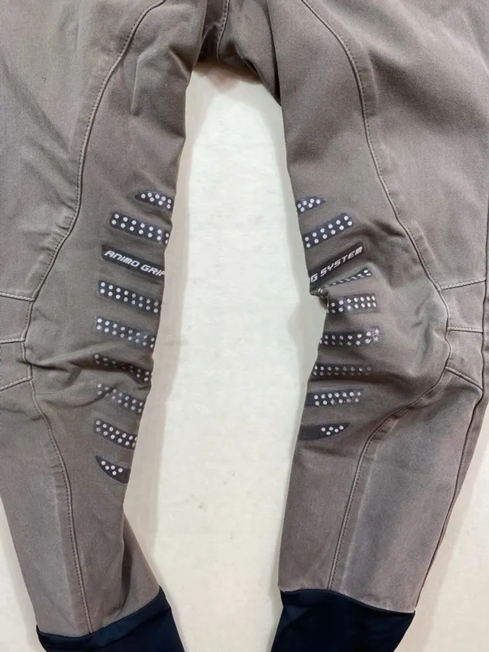 Pantalon équitation Animo Brun XXS Très Bon État - photo numéro 6