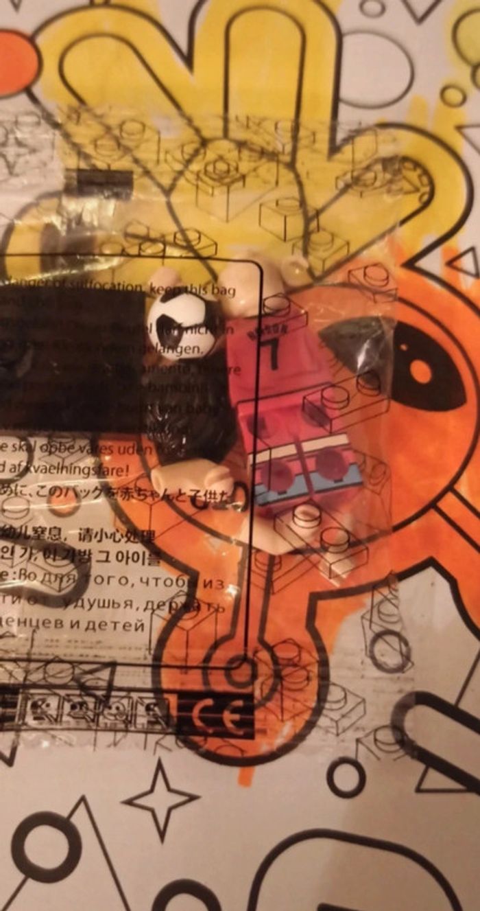 Personnage Lego football neuf Heung Ming Son - photo numéro 2