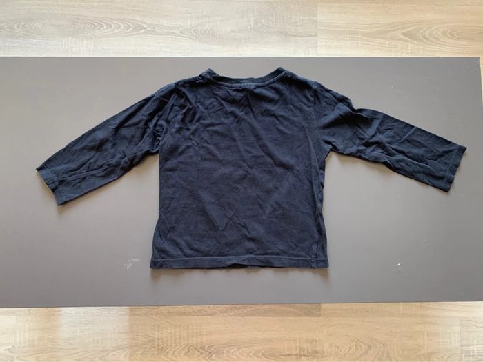Pull noir/bleu garçon taille 4 ans - photo numéro 3