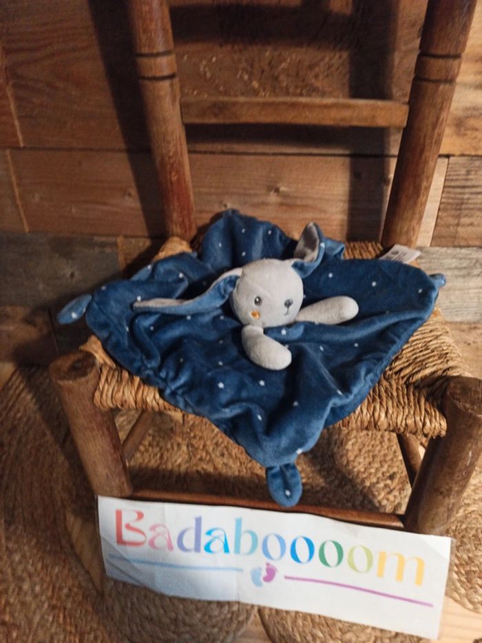 Doudou lapin bleu étoiles Simba toys tbe - photo numéro 2