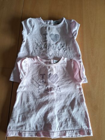 T-shirt fille 9 mois