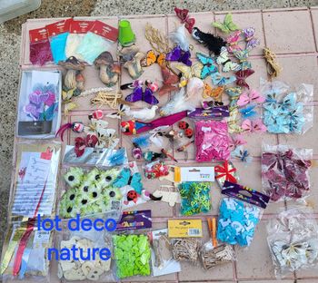 Lot décoration thème nature