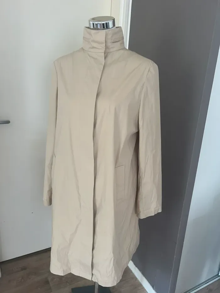 Burberry Imperméable veste trench-coat beige Femme taille L. - photo numéro 2