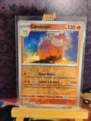 Camérupt reverse 12/91 destinées de Paldea