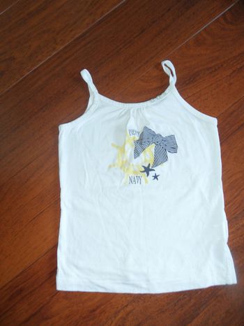 Débardeur fantaisie fille marin, in extenso, 6 ans  NEUF