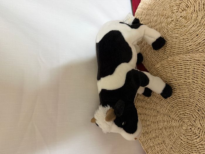 Peluche - Vache noire et blanche - photo numéro 2