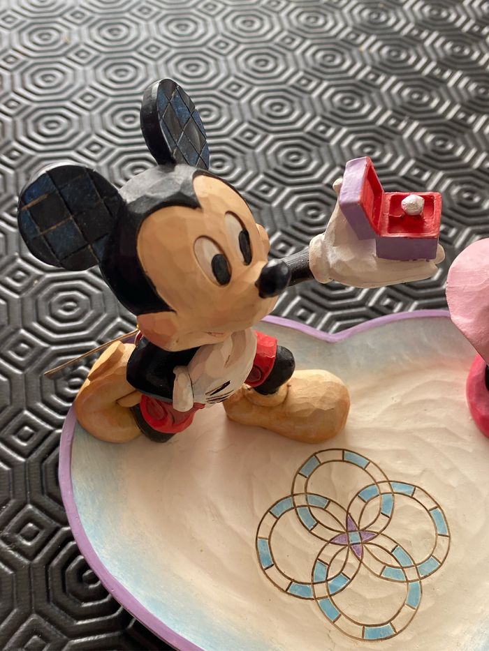 Figurine disney traditions Mickey minnie fiançailles - photo numéro 3