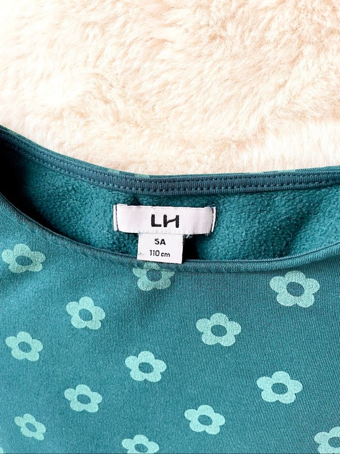 Robe molletonnée verte 5 ans (LH) - photo numéro 4