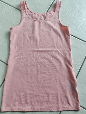Débardeur rose coton bio h&m