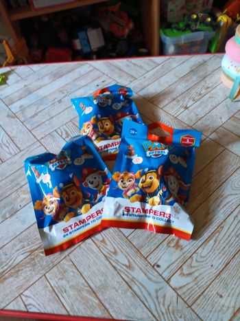 Lot 3 pack figurines tampons pack patrouille