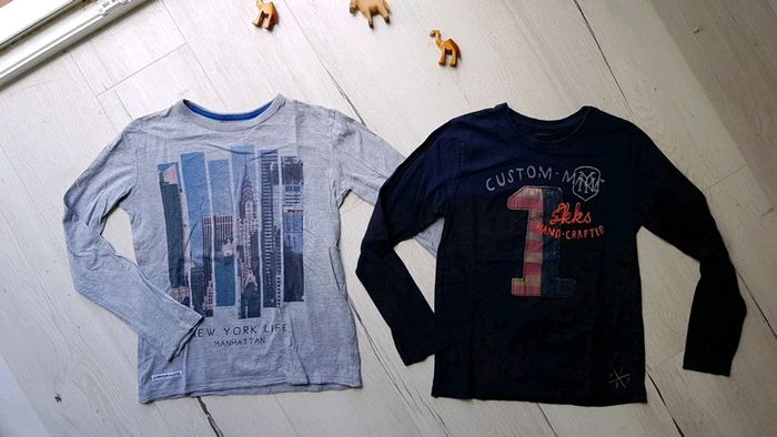 Lot de 2 tee shirts manches longues garçon 10ans ikks