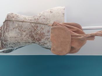 Sac Promod crôute de cuir marron clair