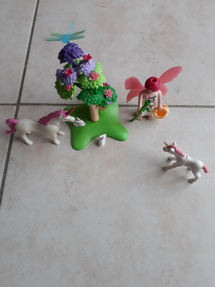 Playmobil fairies avec licornes maman et petit - photo numéro 3