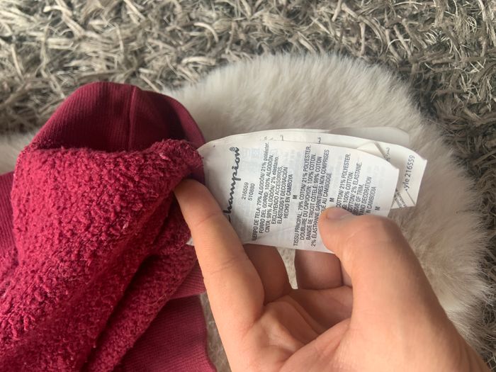 Pull champion homme enfant M bordeaux - photo numéro 4