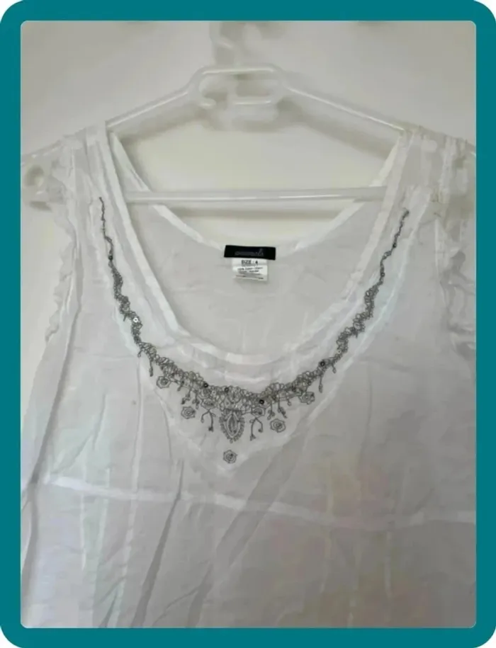 Débardeur blanc - photo numéro 2