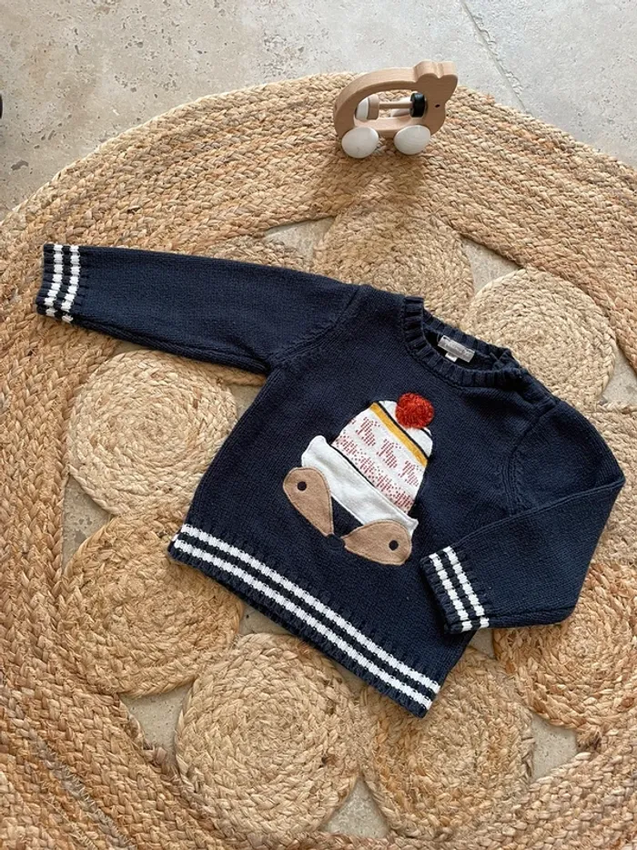 Pull manches longues 12 mois
