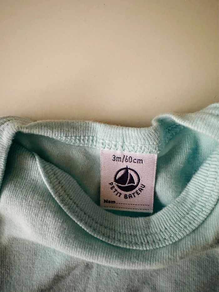 Body manches courtes - neuf - 3 mois - Petit Bateau - photo numéro 2
