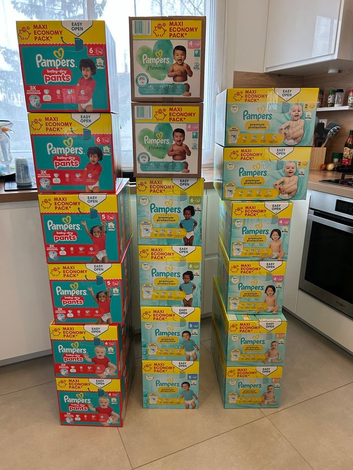 Couches Pampers Premium ou Pants Baby dry - photo numéro 3