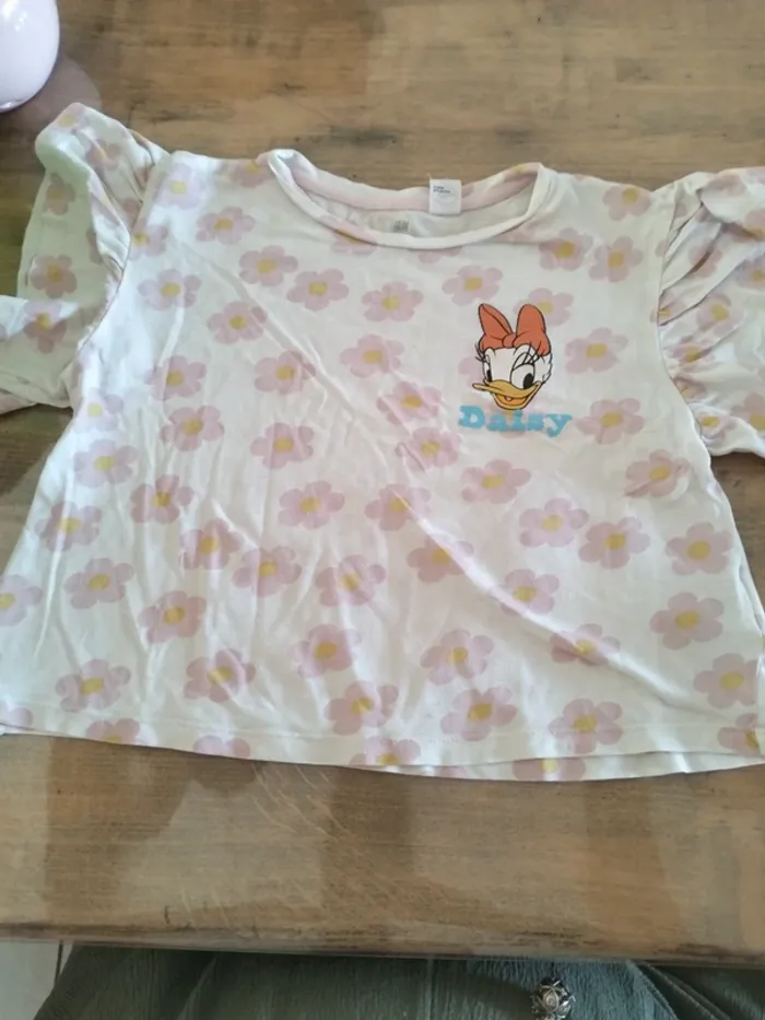 Tee shirt large fille 8 ans