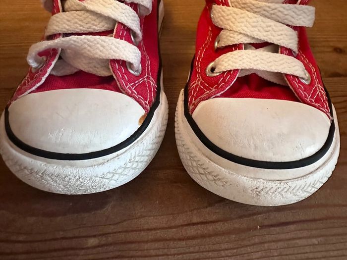 Converse basses rouge 21 - photo numéro 7