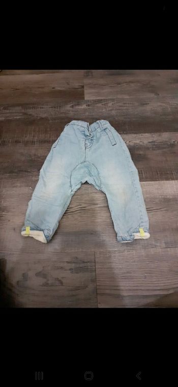 Pantalon jean élastique