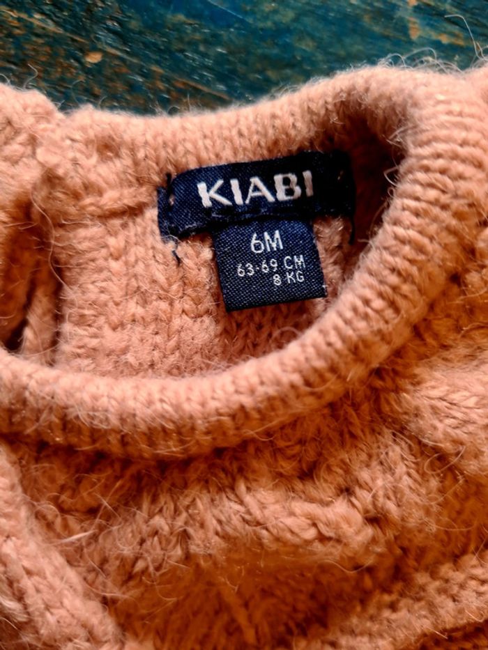 Robe en laine pour bébé fille. - photo numéro 4