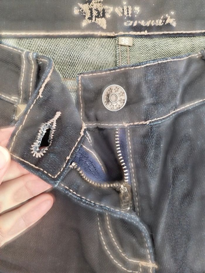 Jean femme brut T36 Denim - photo numéro 5