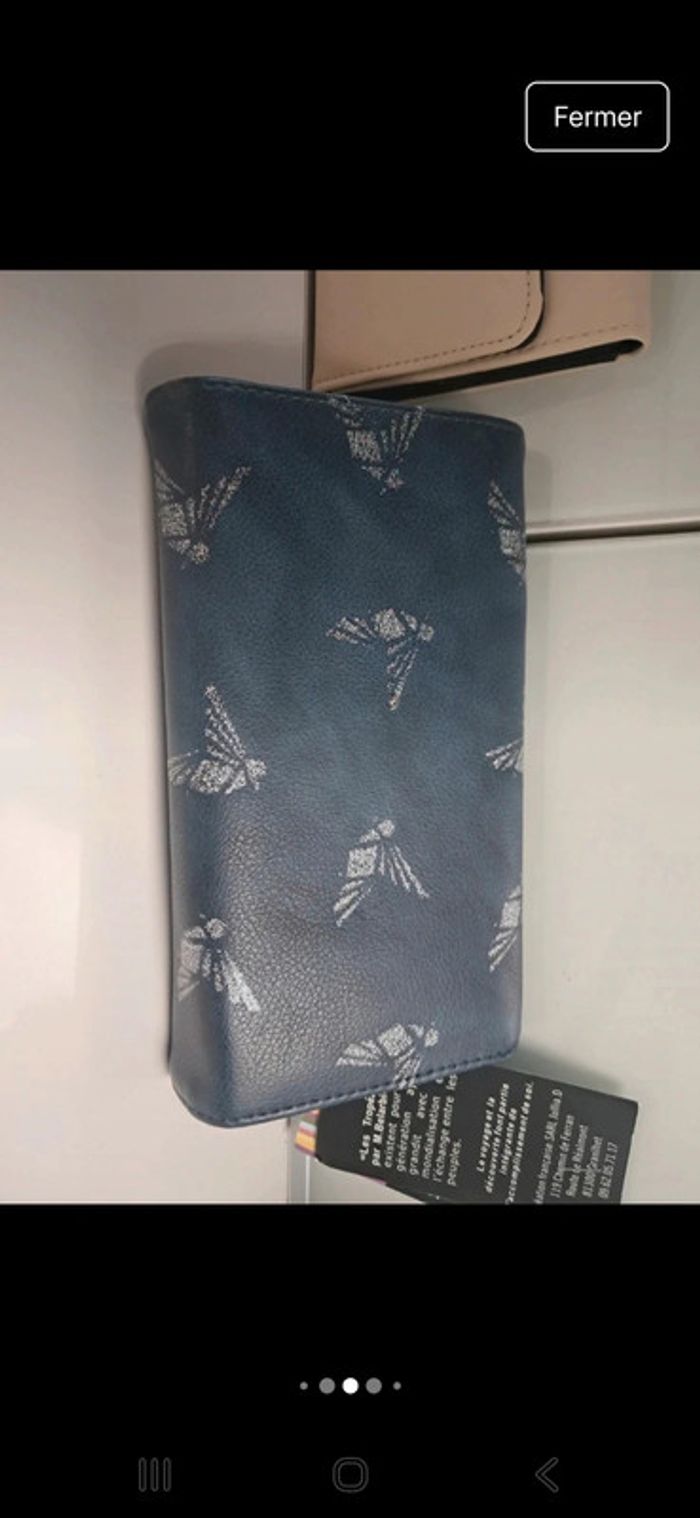 Les tropeziennes portefeuille neuf beige marine - photo numéro 9